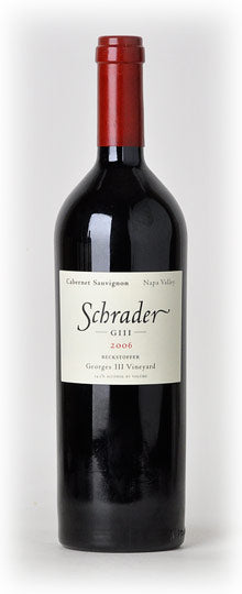 Schrader GIII Cabernet Sauvignon Beckstoffer Georges III Vineyard Napa Valley 2006 750ml - 1