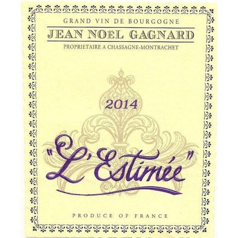 Jean Noel Gagnard Chassagne Montrachet Cuvee l'Estimee 2014 1500ml - 1