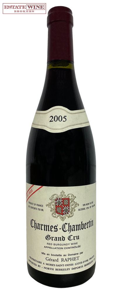 Gerard Raphet Charmes Chambertin Grand Cru Cuvee Unique 2005 750ml - 1