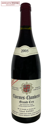 Gerard Raphet Charmes Chambertin Grand Cru Cuvee Unique 2005 750ml - 1
