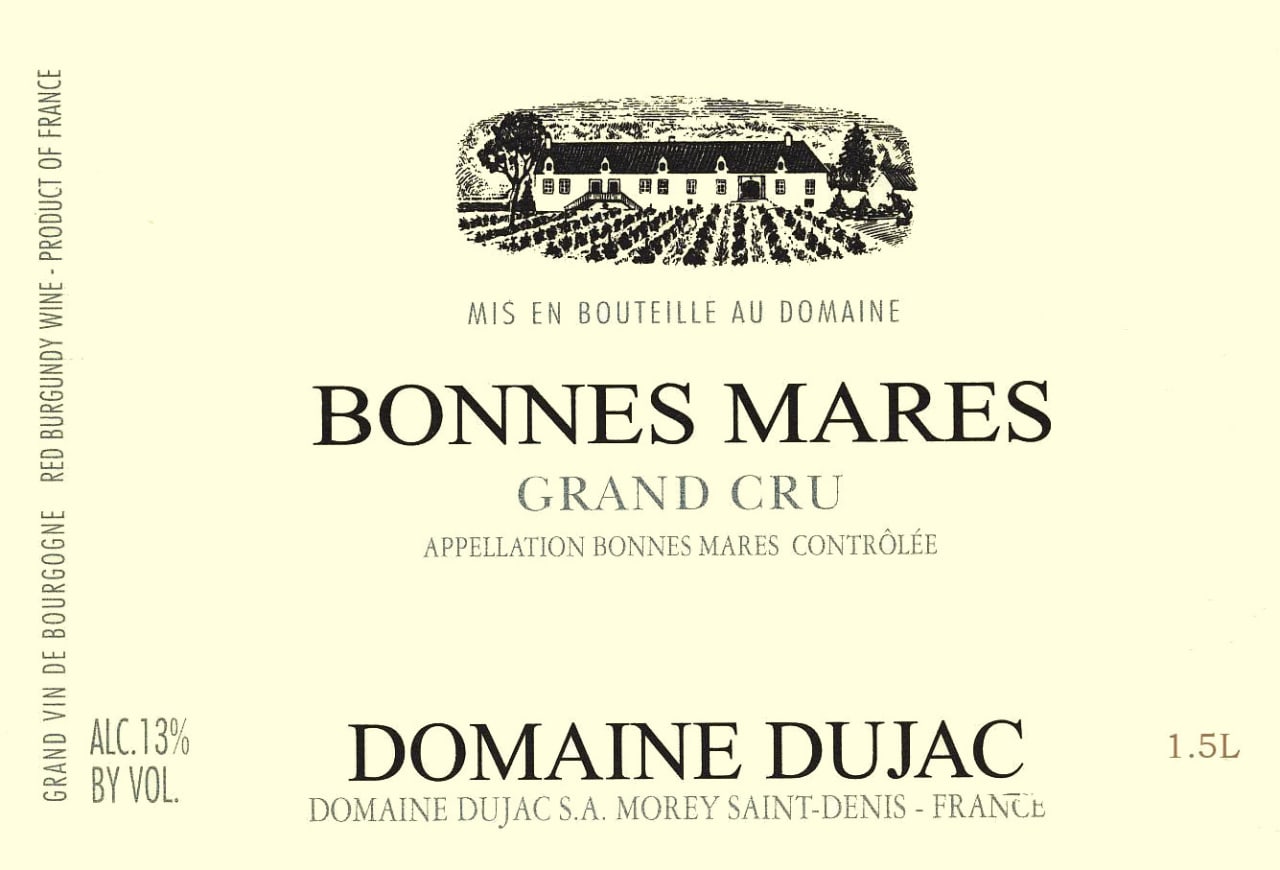 Domaine Dujac Bonnes Mares Grand Cru 2002 750ml [Soiled Label] - 1