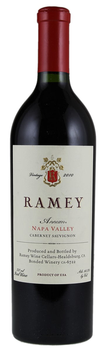 Ramey Cabernet Sauvignon Annum Napa Valley 2010 750ml - 1