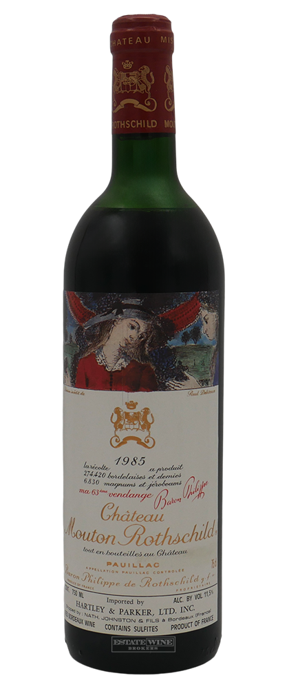 Mouton Rothchild 1985 750ml [Top Shoulder Fill] - 1