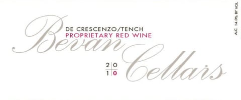 Bevan Cellars Impetus Red Wine De Crescenzo/Tench Vineyard 2010 750ml - 1