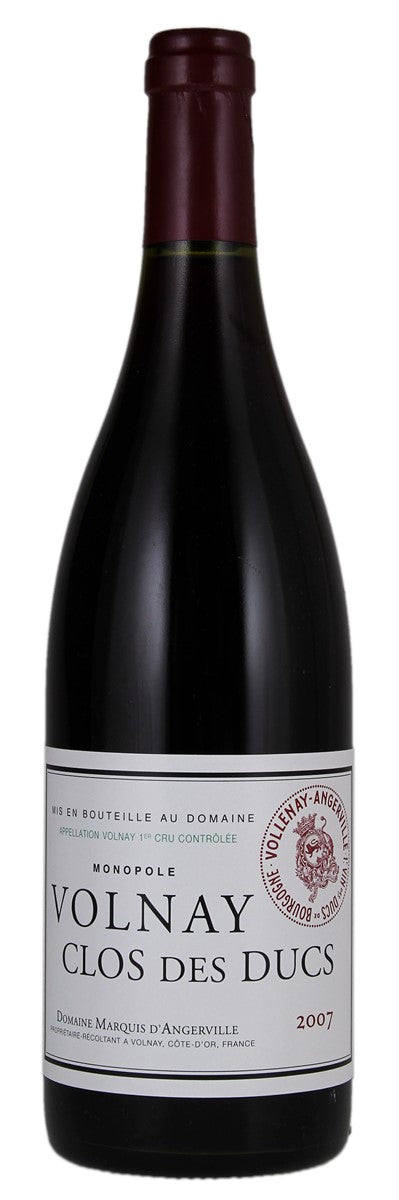 Domaine Marquis d'Angerville Volnay Clos des Ducs 1er Cru 2007 750ml - 1