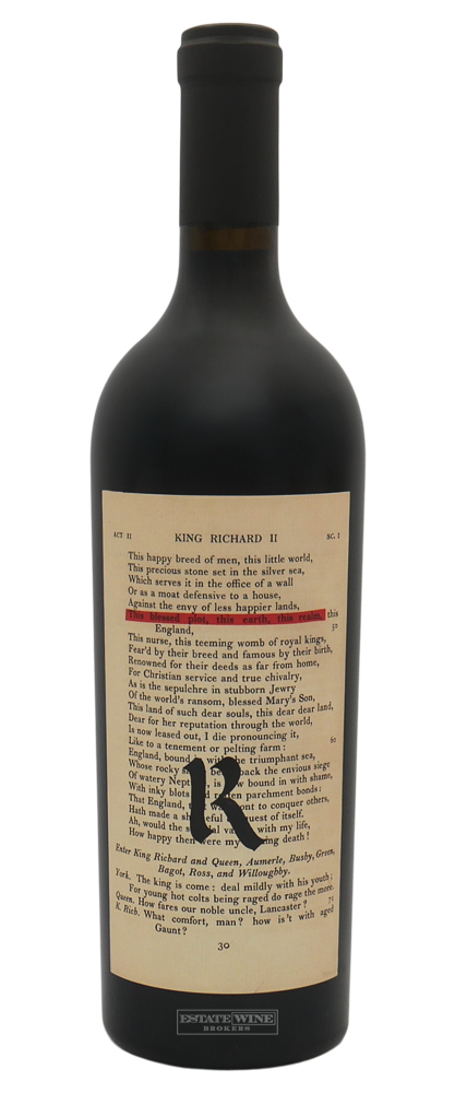 Realm Cellars The Bard Proprietary Red Napa Valley 2015 750ml - 1