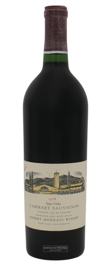 Robert Mondavi Reserve Cabernet Sauvignon Napa Valley 1978 750ml - 1