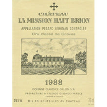 La Mission Haut Brion 1988 750ml - 1