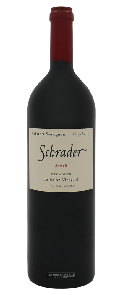 Schrader Cabernet Sauvignon Beckstoffer To Kalon Vineyard Napa Valley 2006 750ml - 2