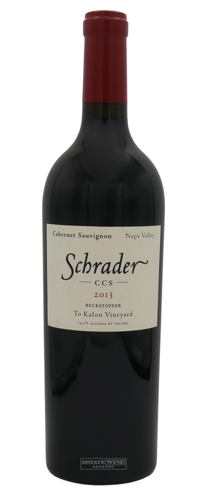Schrader CCS Cabernet Sauvignon Beckstoffer To Kalon Vineyard Napa Valley 2013 750ml - 1