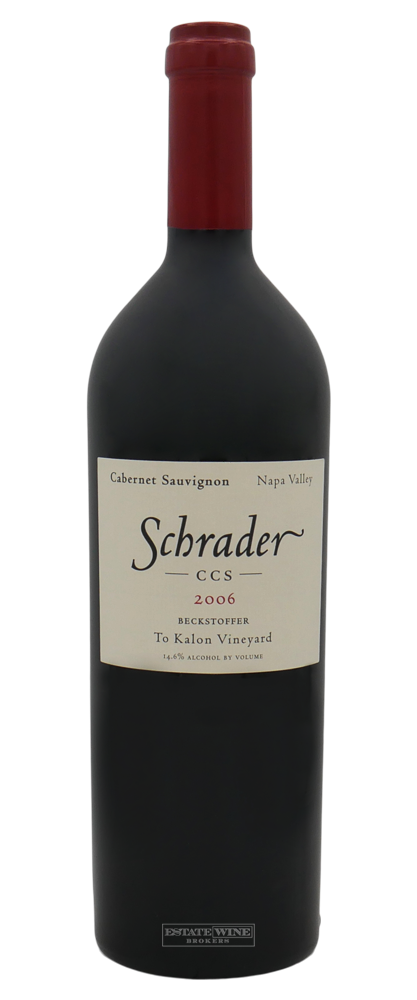 Schrader CCS Cabernet Sauvignon Beckstoffer To Kalon Vineyard Napa Valley 2006 750ml - 2