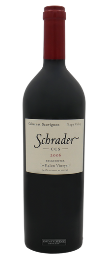Schrader CCS Cabernet Sauvignon Beckstoffer To Kalon Vineyard Napa Valley 2006 750ml - 2