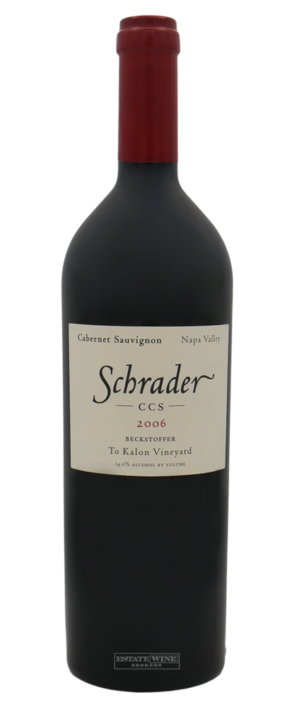 Schrader CCS Cabernet Sauvignon Beckstoffer To Kalon Vineyard Napa Valley 2006 750ml - 2