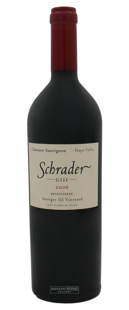 Schrader GIII Cabernet Sauvignon Beckstoffer Georges III Vineyard Napa Valley 2006 750ml - 2