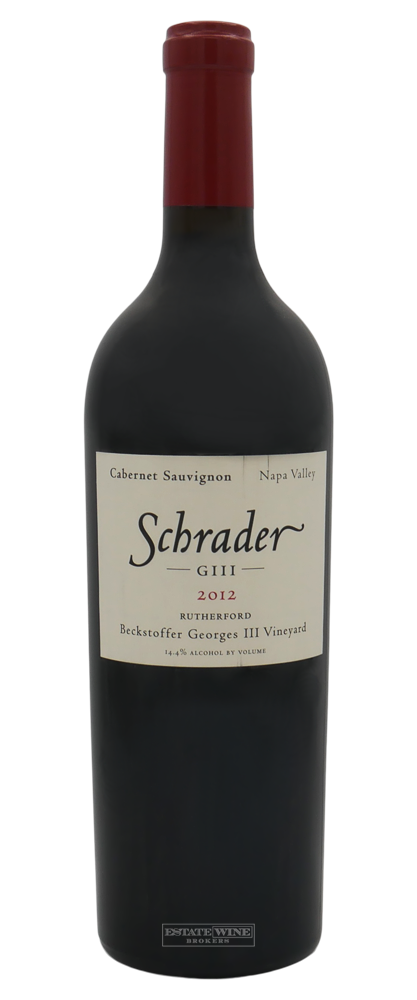 Schrader GIII Cabernet Sauvignon Beckstoffer Georges III Vineyard Napa Valley 2012 750ml - 1