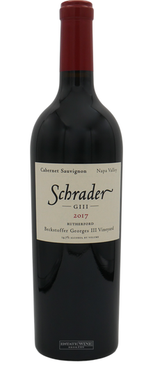 Schrader GIII Cabernet Sauvignon Beckstoffer Georges III Vineyard Napa Valley 2017 750ml - 1