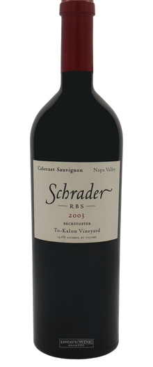 Schrader RBS Cabernet Sauvignon Beckstoffer To Kalon Vineyard Napa Valley 2003 750ml - 2