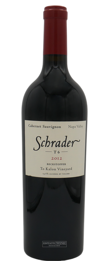 Schrader T6 Cabernet Sauvignon Beckstoffer To Kalon Vineyard Napa Valley 2012 750ml - 1