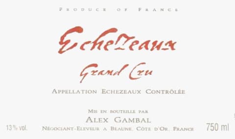 Alex Gambal Echezeaux Grand Cru 2002 750ml - 1