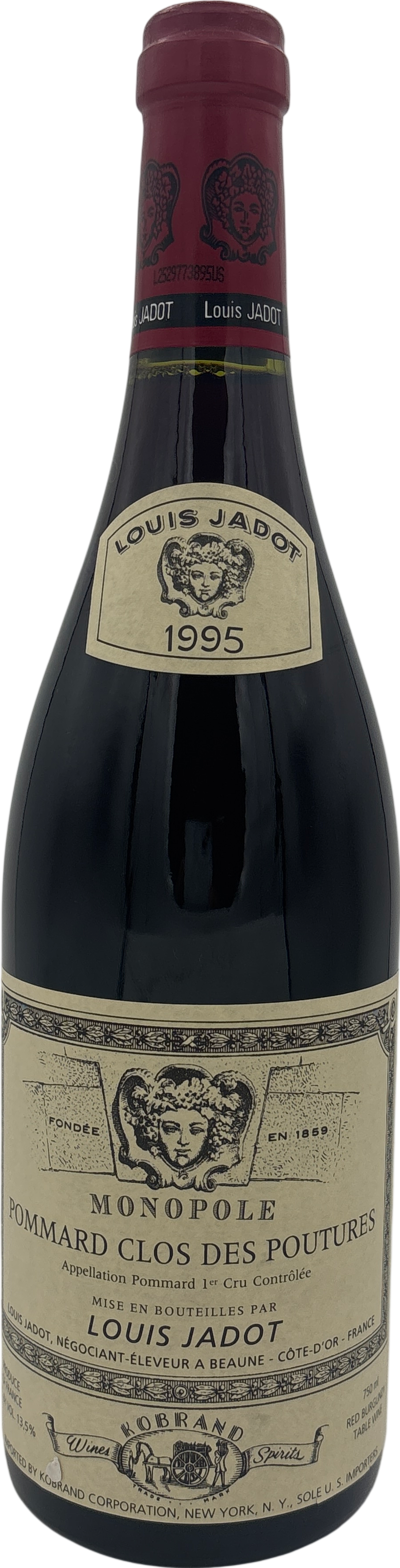 Louis Jadot Pommard Clos des Poutures Monopole 1er Cru 1995 750ml