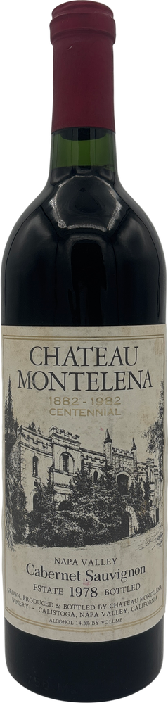 Chateau Montelena Cabernet Sauvignon Estate Napa Valley 1978 750ml