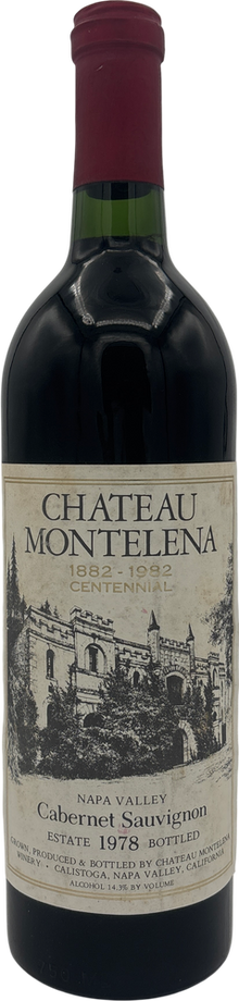 Chateau Montelena Cabernet Sauvignon Estate Napa Valley 1978 750ml
