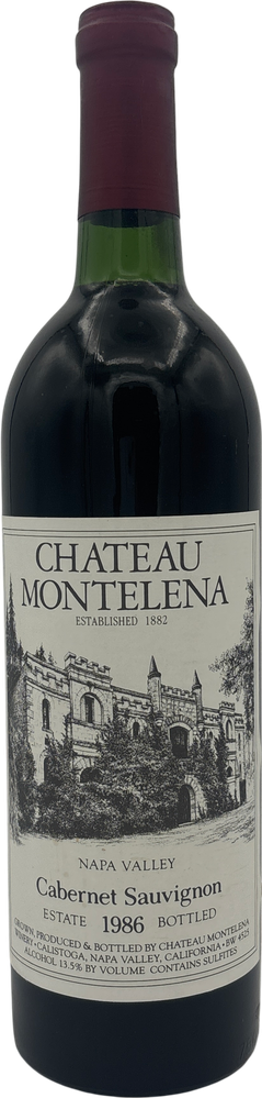 Chateau Montelena Cabernet Sauvignon Estate Napa Valley 1986 750ml