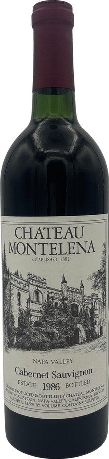 Chateau Montelena Cabernet Sauvignon Estate Napa Valley 1986 750ml