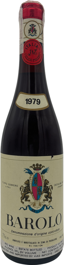 Filippo Sobrero Barolo 1979 750ml