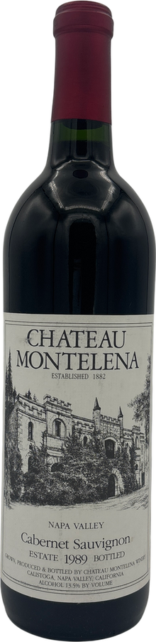 Chateau Montelena Cabernet Sauvignon Estate Napa Valley 1989 750ml