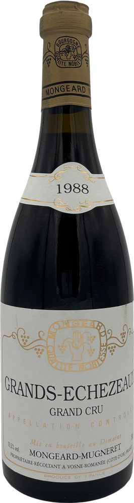 Domaine Mongeard Mugneret Grands Echezeaux Grand Cru 1988 750ml
