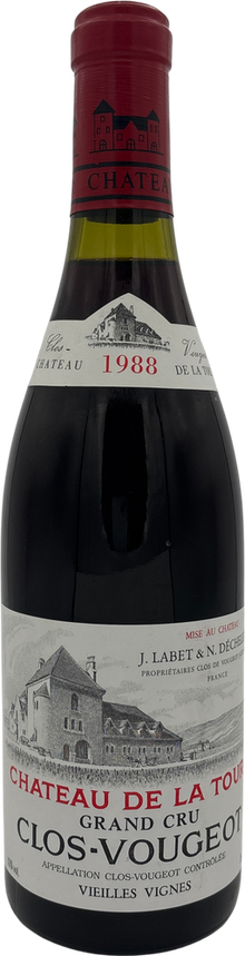 Chateau de la Tour Clos Vougeot Grand Cru 1988 750ml