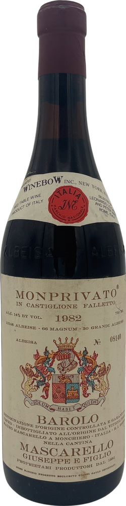 Giuseppe Mascarello Barolo Monprivato 1982 750ml
