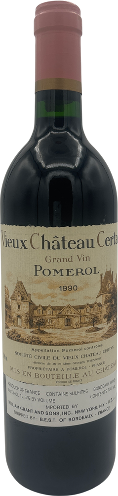 Vieux Chateau Certan Pomerol 1990 750ml