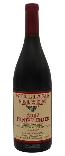 Williams Selyem Pinot Noir Rochioli Riverblock Vineyard Russian River Valley 2017 750ml - 2