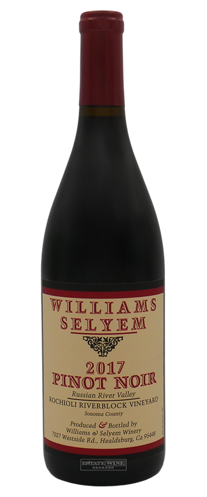Williams Selyem Pinot Noir Rochioli Riverblock Vineyard Russian River Valley 2017 750ml - 2