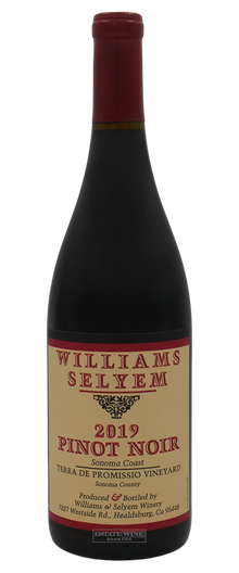 Williams Selyem Pinot Noir Terra De Promissio Vineyard Sonoma Coast 2019 750ml - 2
