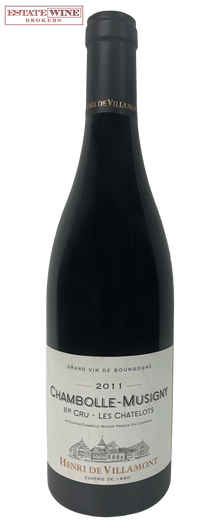 Henri de Villamont Chambolle-Musigny Les Chatelots 1er Cru 2011 750ml - 1