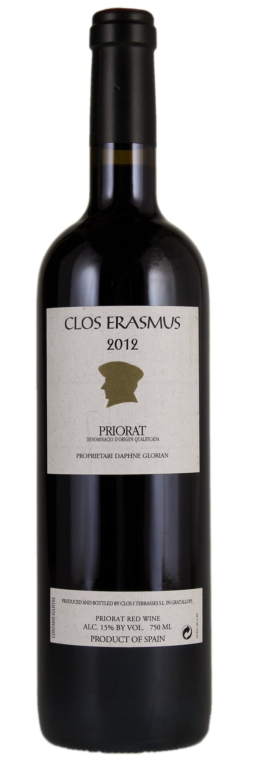 Clos I Terrases Clos Erasmus Priorat 2012 750ml - 1
