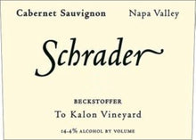 Schrader Cabernet Sauvignon Beckstoffer To Kalon Vineyard Napa Valley 2006 750ml - 1