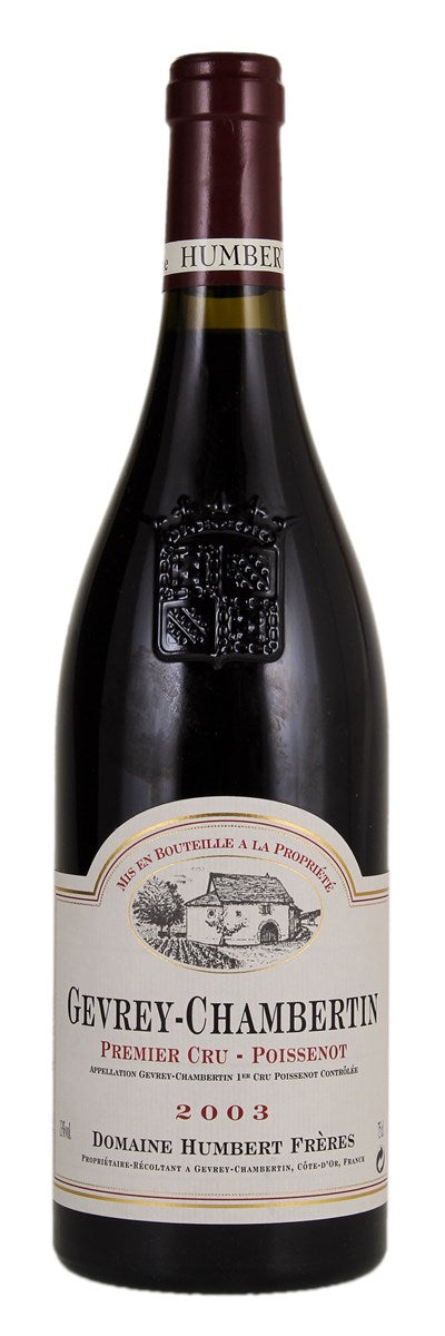 Domaine Humbert Freres Gevrey Chambertin Poissenot 1er Cru 2003 750ml - 1