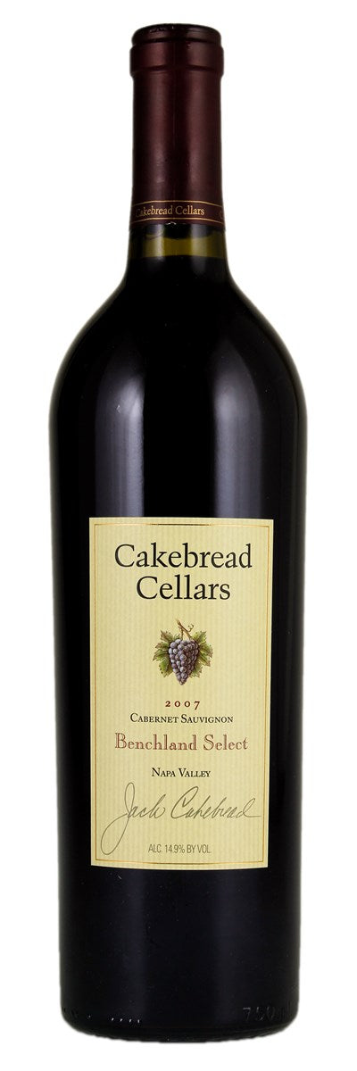 Cakebread Cellars Cabernet Sauvignon Benchland Select 2007 750ml - 1