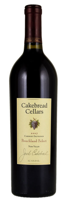 Cakebread Cellars Cabernet Sauvignon Benchland Select 2007 750ml - 1