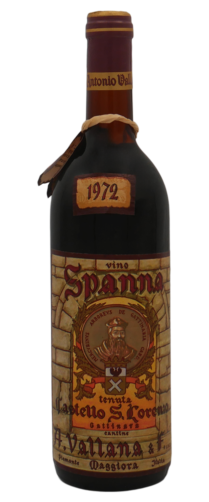 Antonion Vallana Gattinara Spanna Castello San Lorenzo 1972 750ml - 1