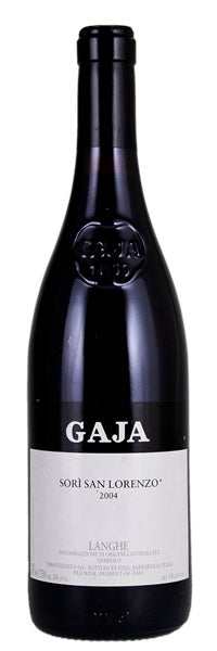Gaja Sori San Lorenzo Langhe 2004 750ml - 1