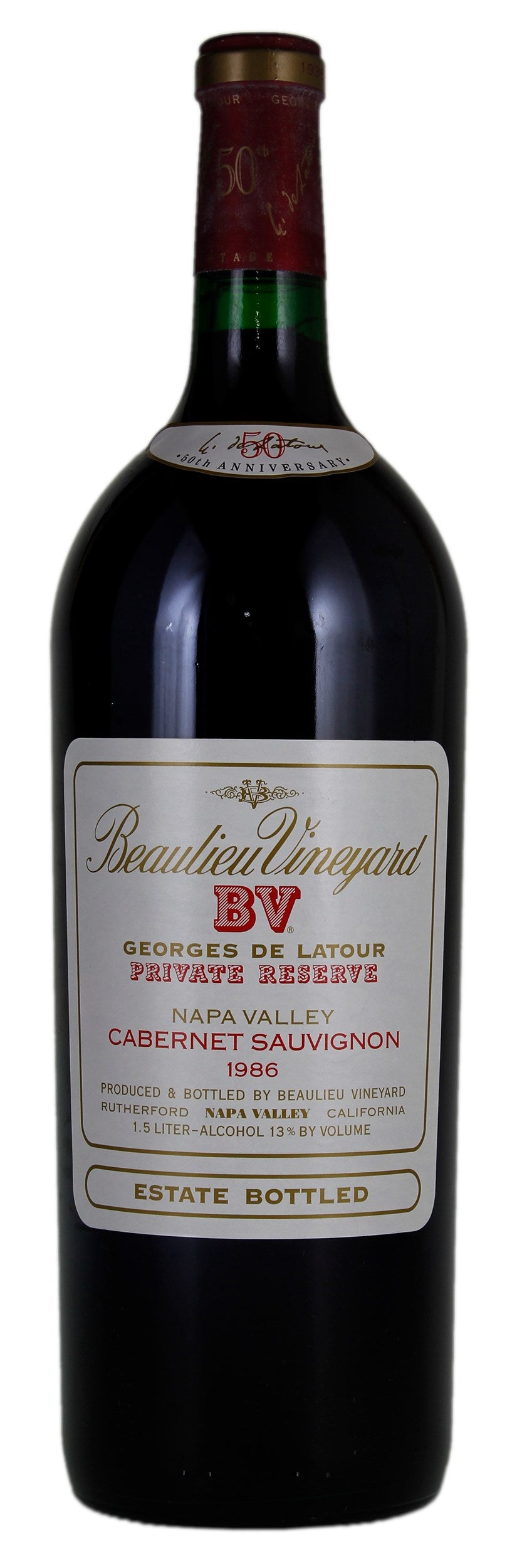 Beaulieu Vineyard Cabernet Sauvignon Georges de Latour Private Reserve 1986 750ml - 1