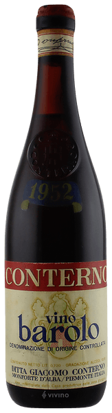Giacomo Conterno Barolo 1964 750ml - 1