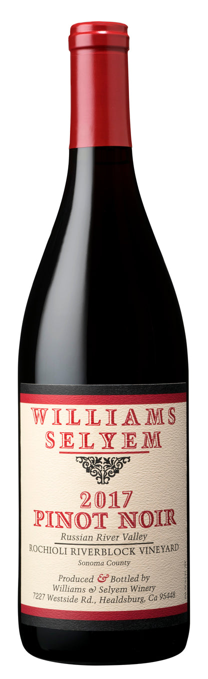 Williams Selyem Pinot Noir Rochioli Riverblock Vineyard Russian River Valley 2017 750ml - 1