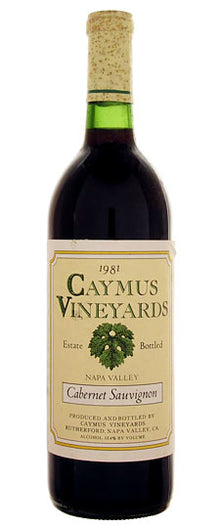 Caymus Cabernet Sauvignon Napa Valley 1981 750ml - 1