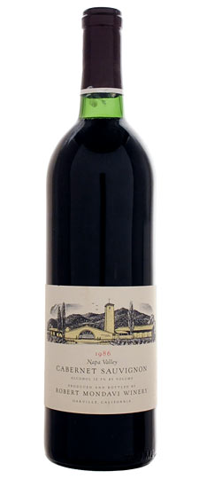 Robert Mondavi Reserve Cabernet Sauvignon Napa Valley	1986 750ml - 1